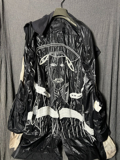 Rick Owens 15ss Runway Ghost Embroidery Coat