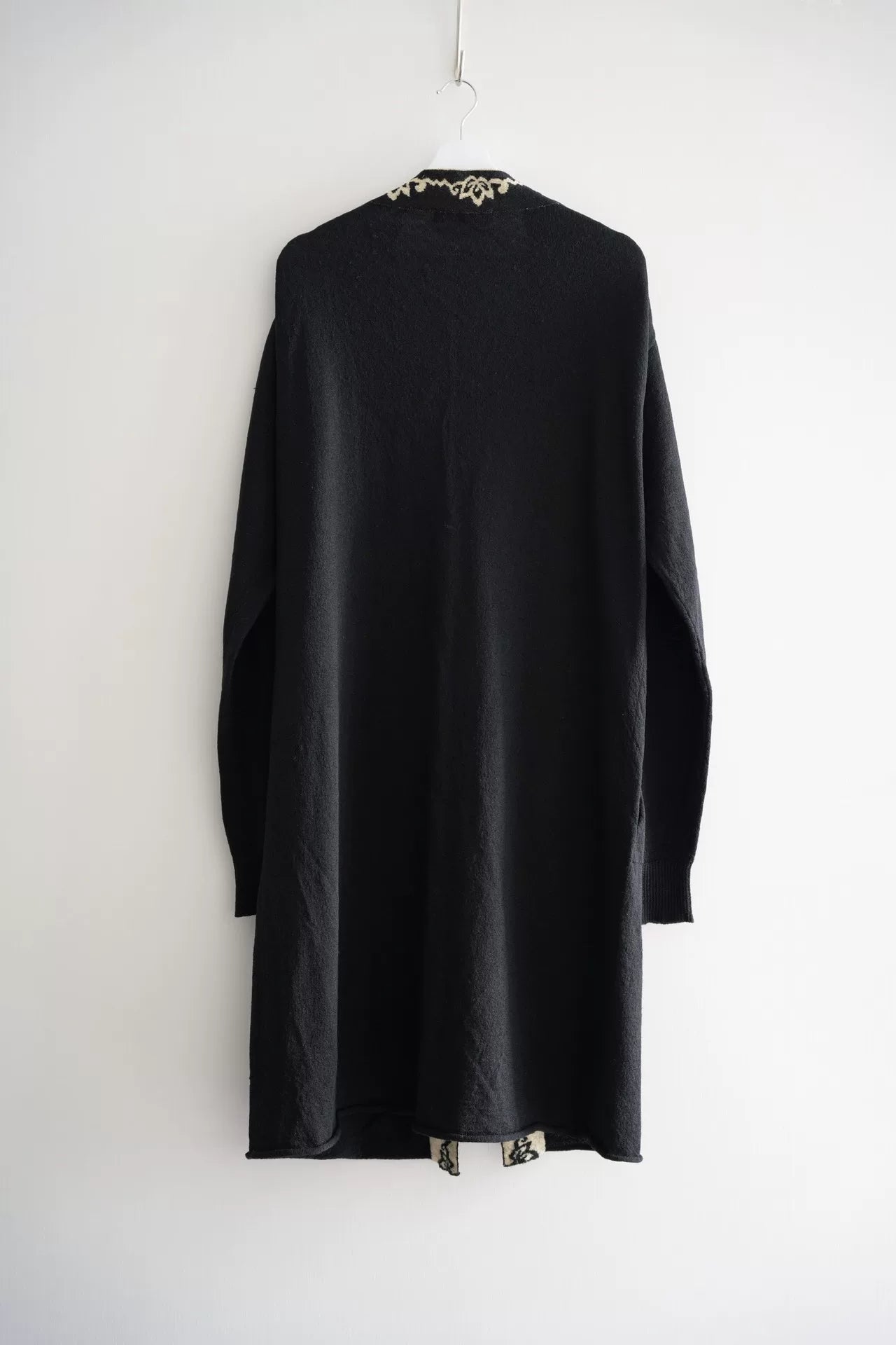 Yohji Yamamoto Black Wool Cardigan