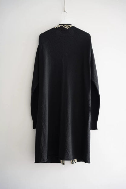 Yohji Yamamoto Black Wool Cardigan