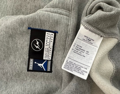 jordan x fragment design hooded sweatshirt