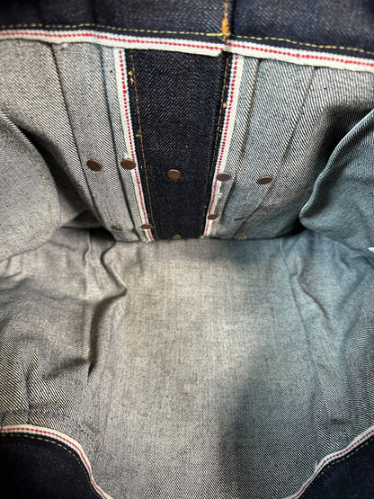 visvim shorty chore jacket unwashed denim