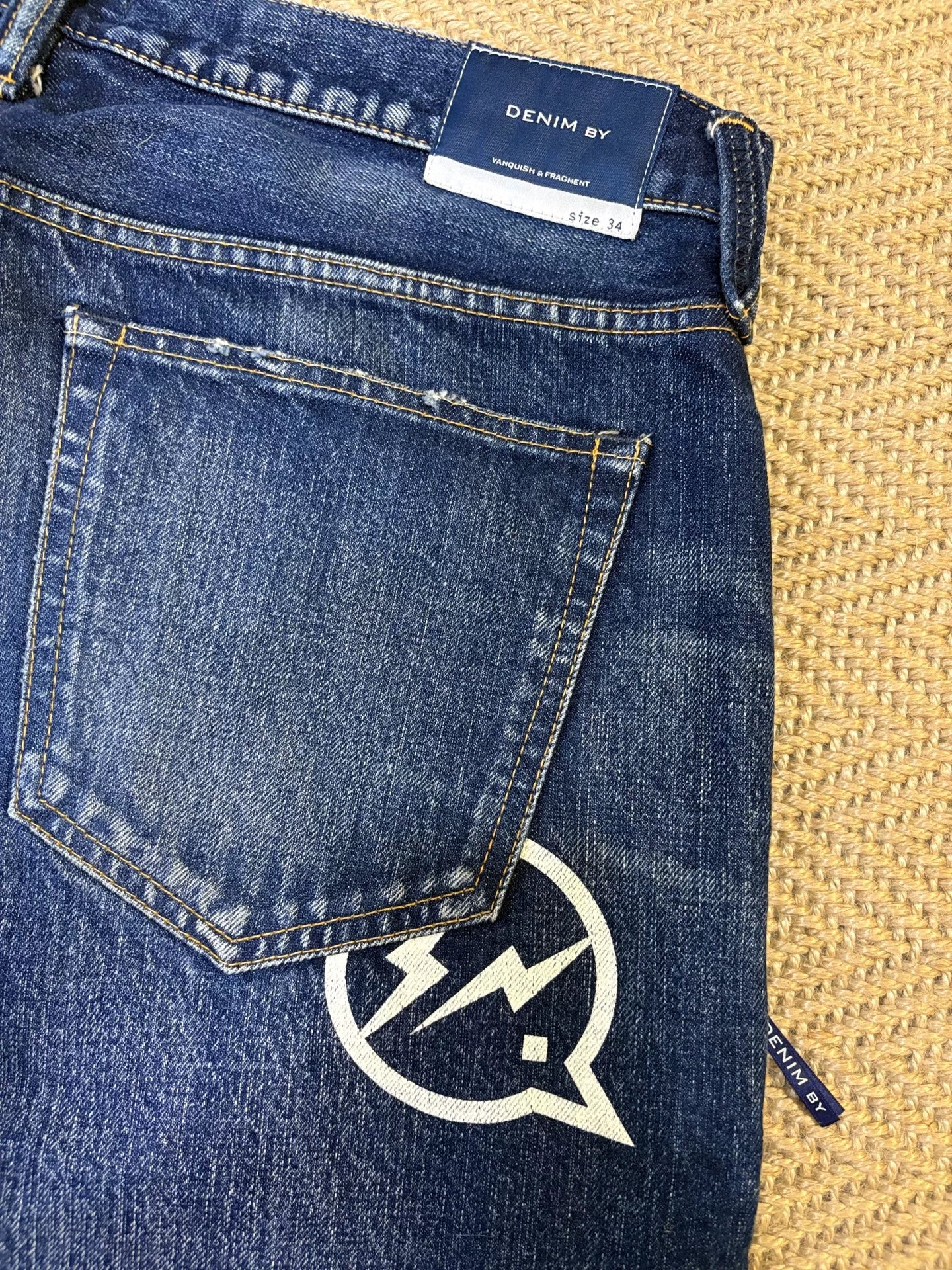 Vanquish & Fragment Washed Cropped Jeans