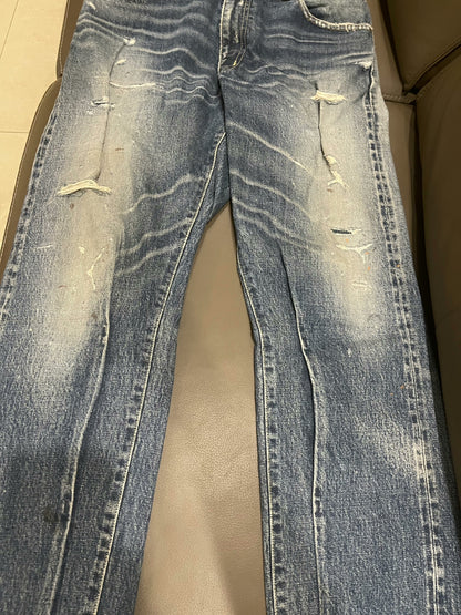 visvim 22SS Journeyman Tacked DMGD Pants