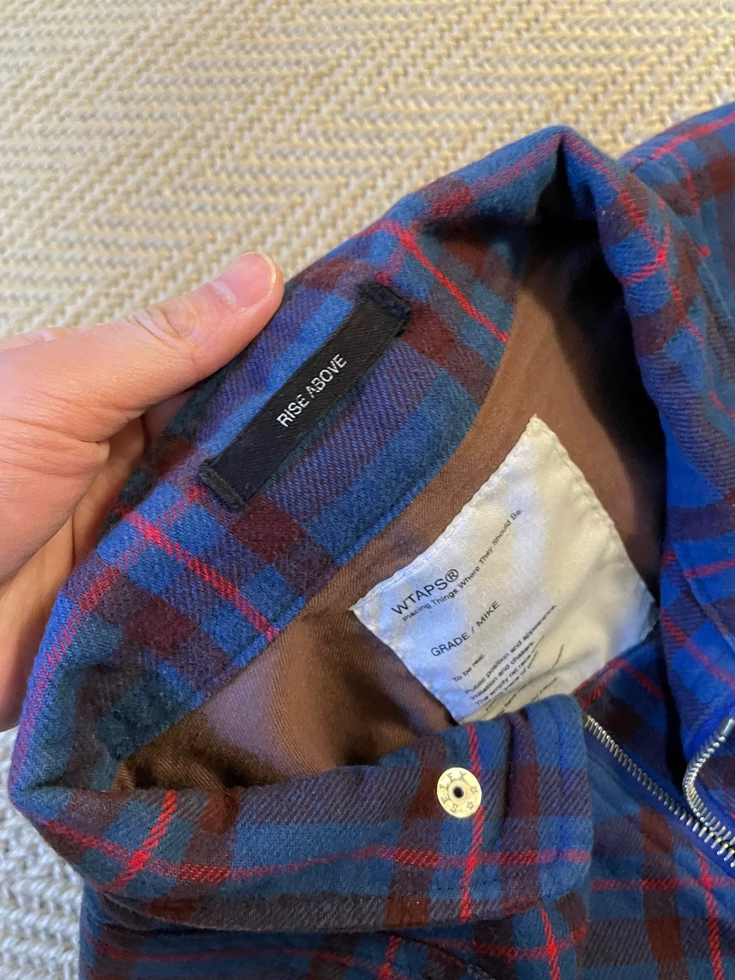 WTAPS M3 Twill Zip Jacket with Pockets