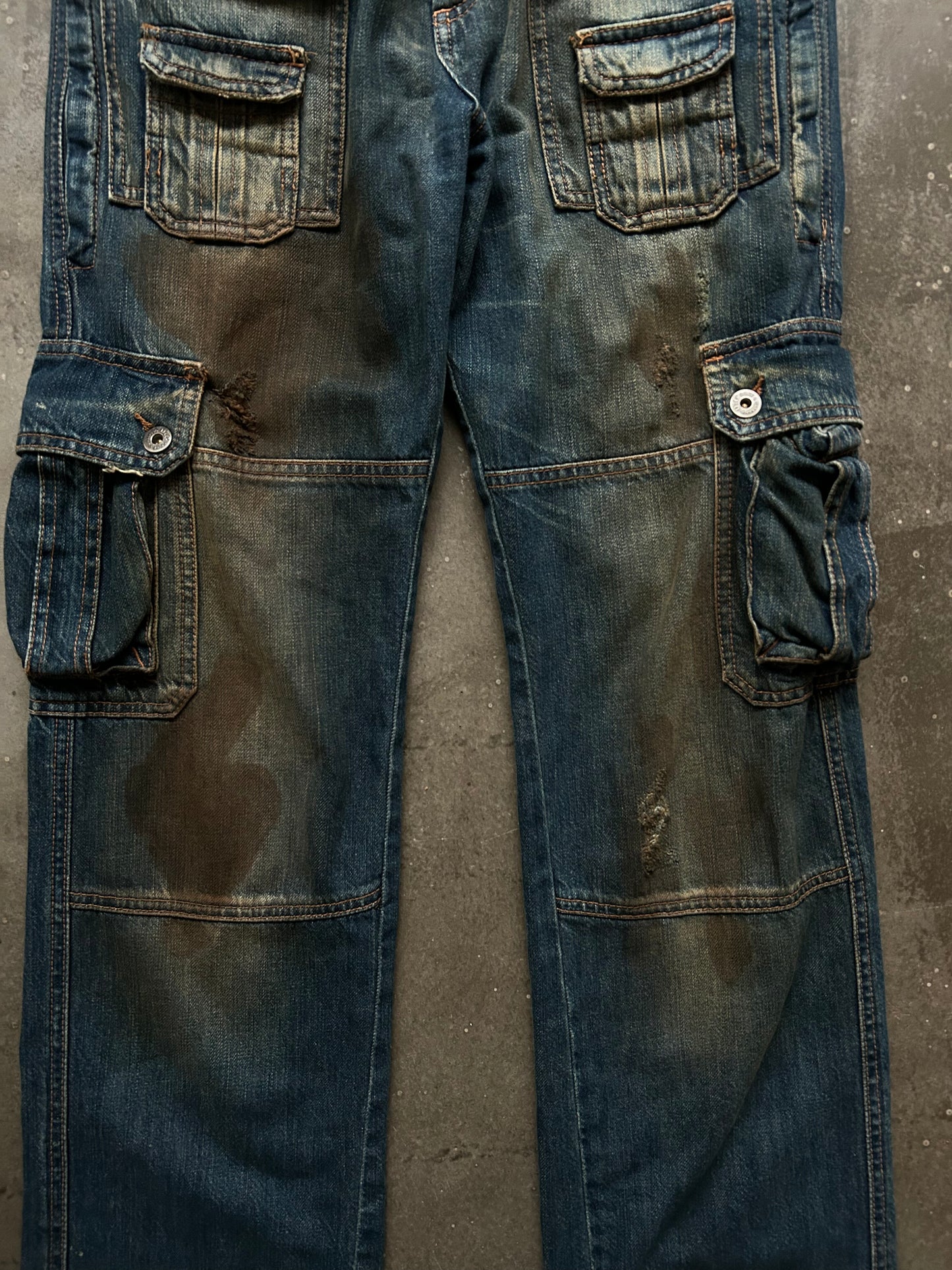 Dolce&Gabbana Cargo Pants with Mud Dye