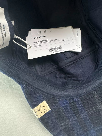 VISVIM 24AW CAMP CAP BUFFALO CHECK