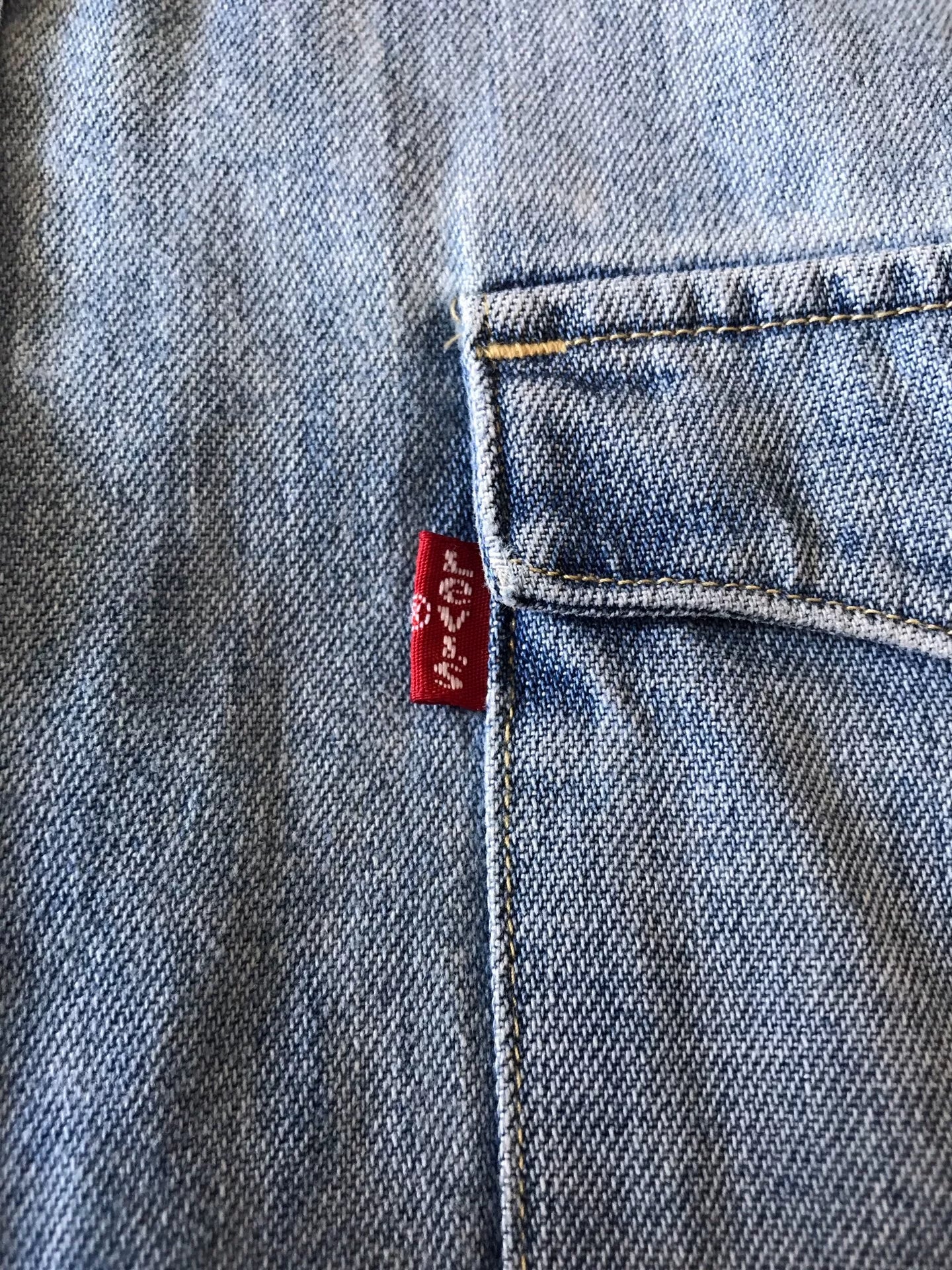 Levi's Light Blue Washed Denim Shirt