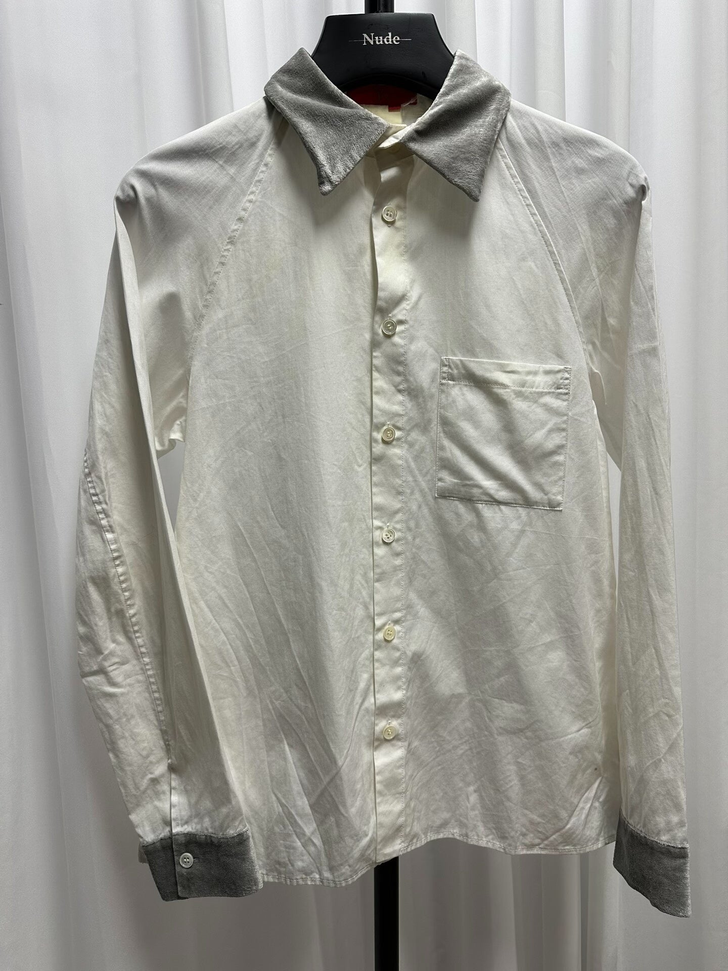 Yohji Yamamoto Y's Velvet Panel Shirt