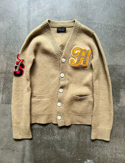 number nine knitted cardigan in beige