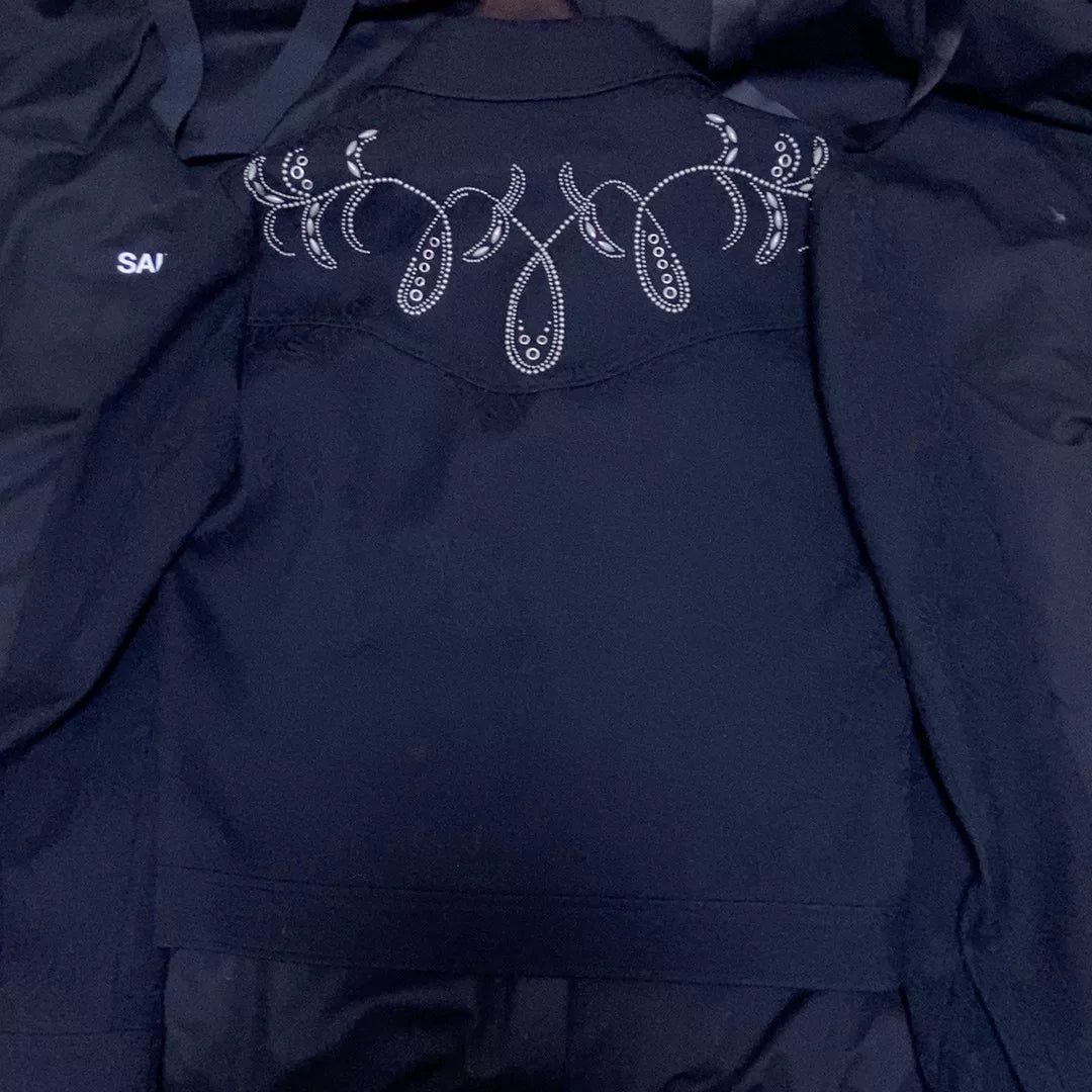 Saint Laurent Men's Beaded Studded Jacket