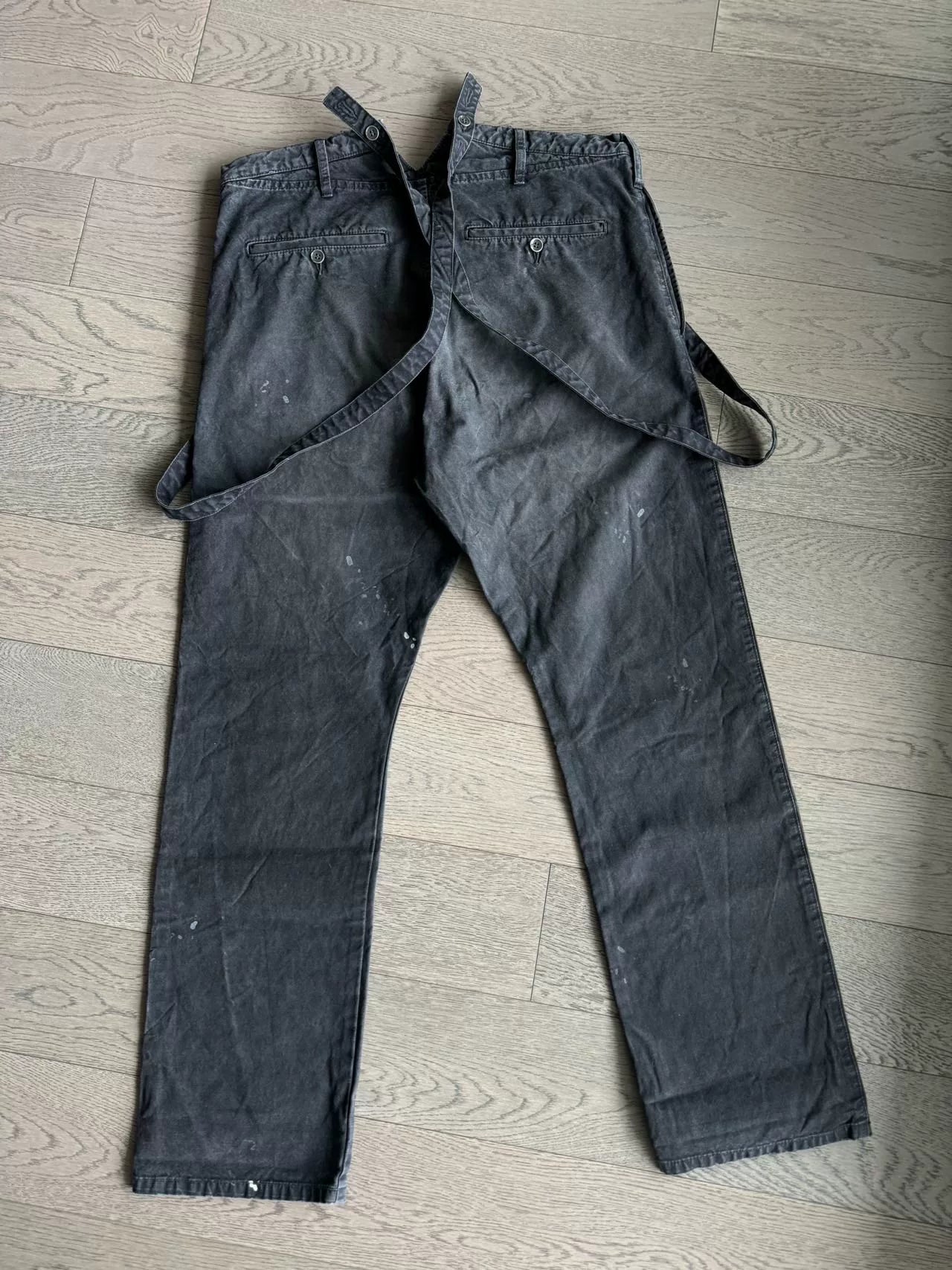 visvim TRAVAILLER BRACES PANTS DMGD