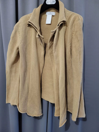 Yohji Yamamoto Fake Double Layer Knit Coat