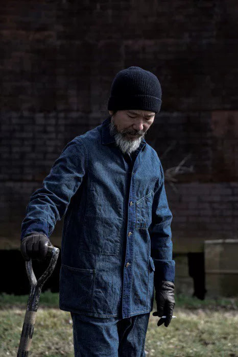 yard master indigo work jacket