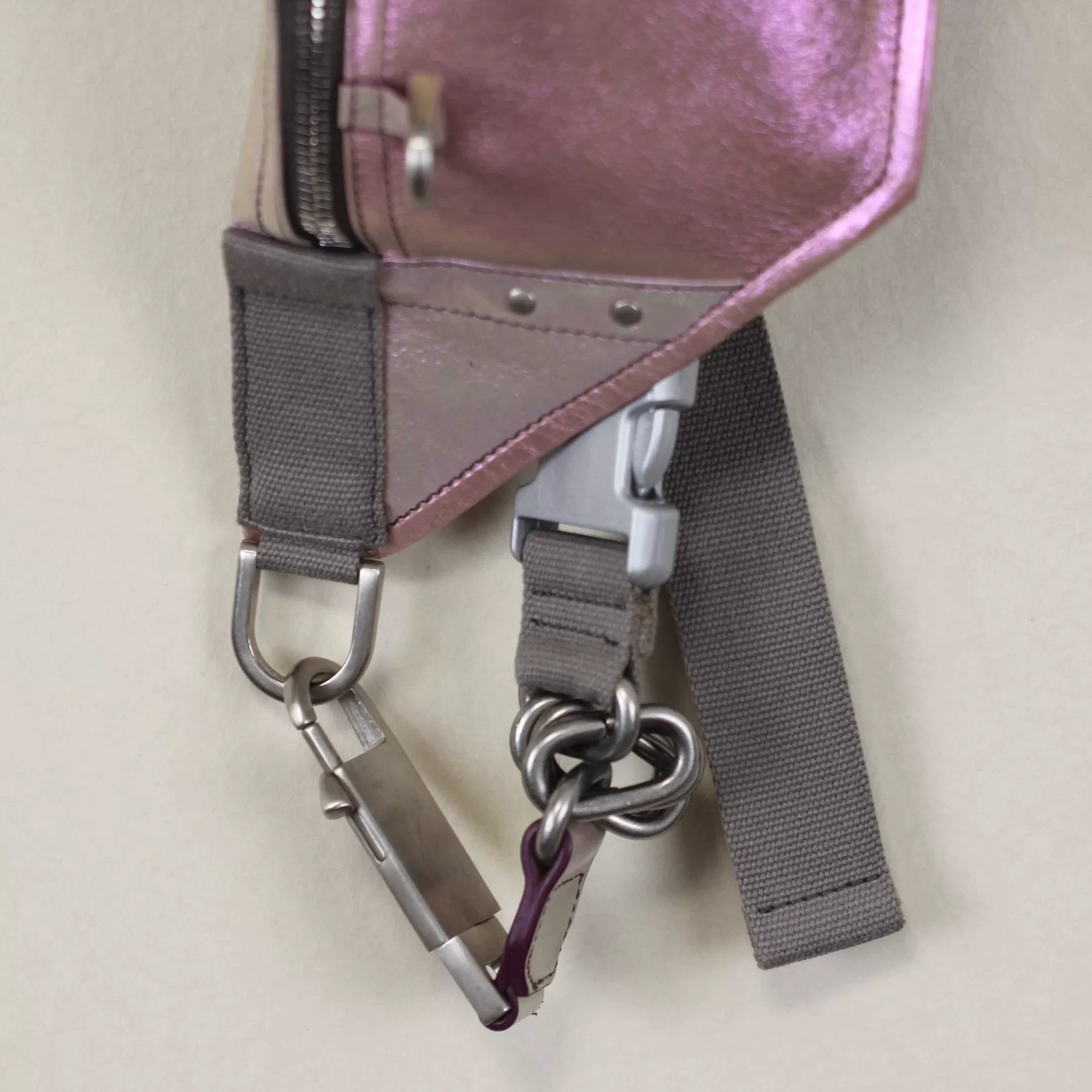 Rick Owens Laser Leather Shoulder Bag