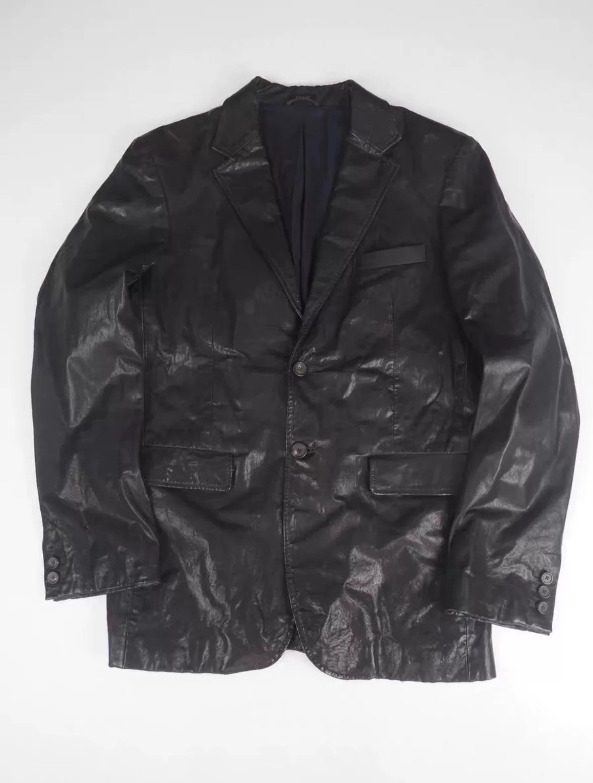 vintage jil sander black blazer for men