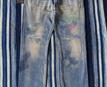prps noir heavy washed denim pants