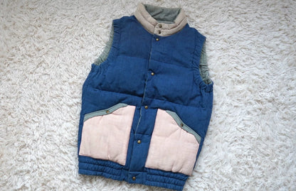 VISVIM Blue Padded Reversible Vest