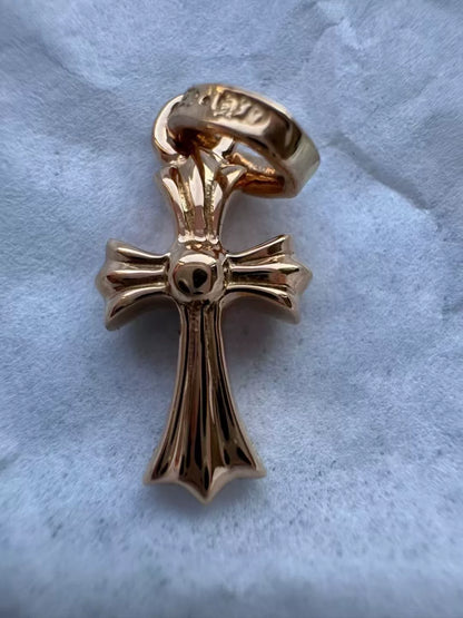 Chrome Hearts 22k Babyfat Cross Pendant
