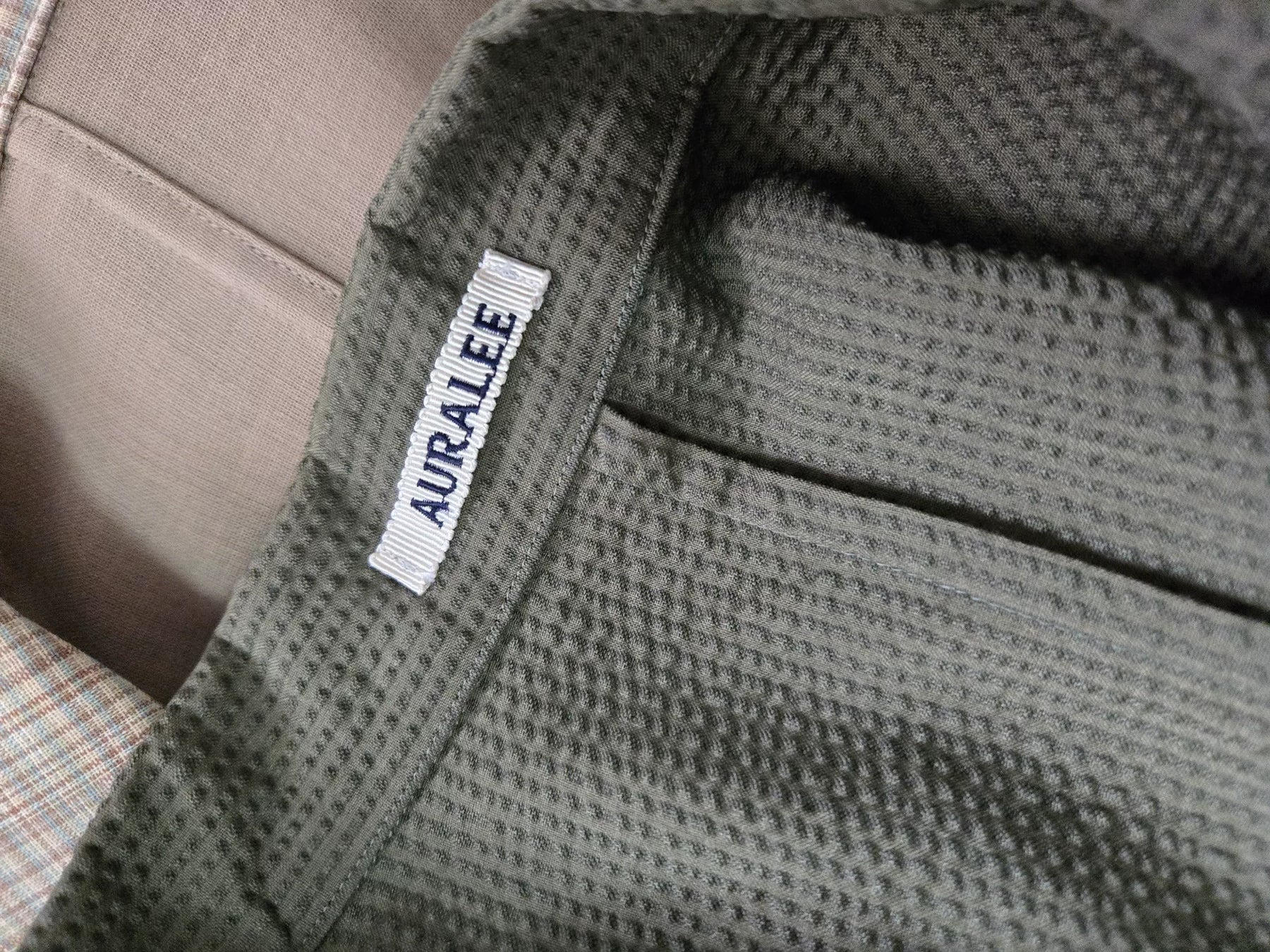 Auralee Silk Harrington Jacket
