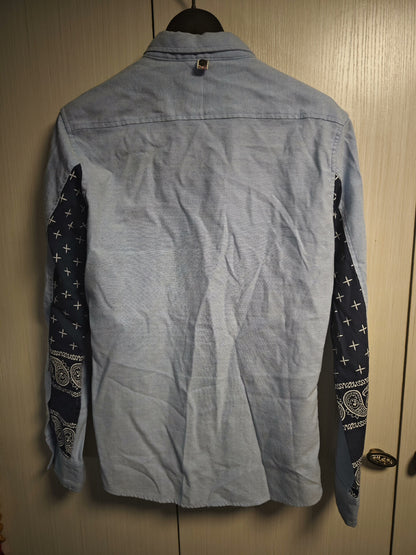 visvim Giza Egyptian Cotton Rare Patchwork Shirt XL