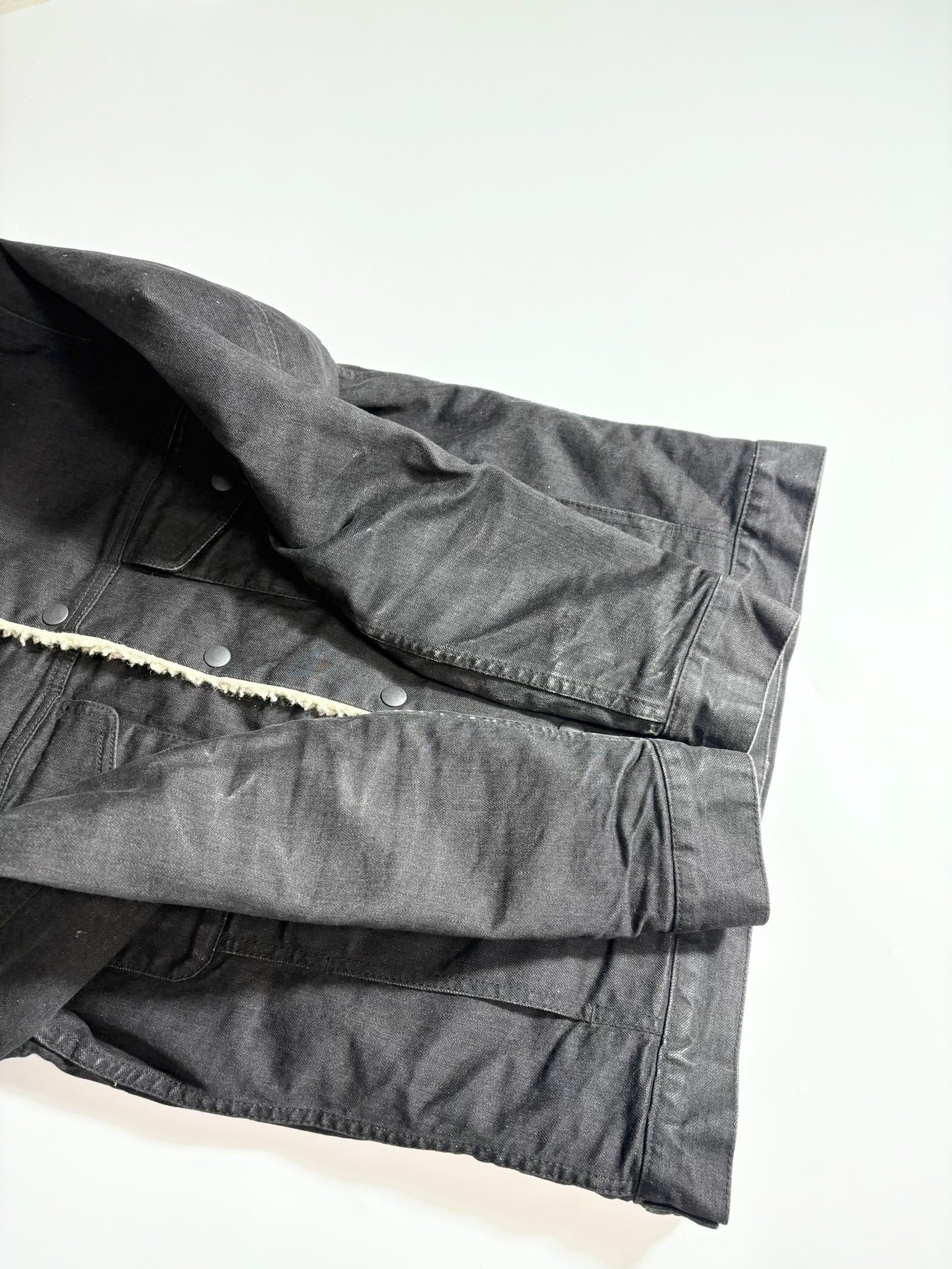 N.hoolywood Denim Shearling Jacket
