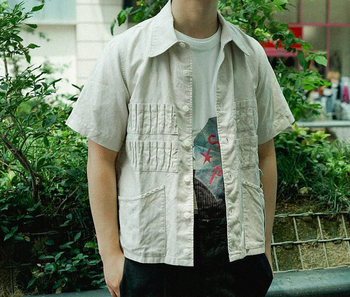 visvim ketchum short sleeve fishing shirt