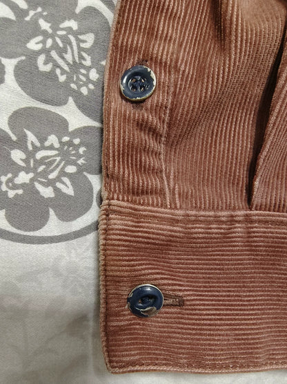Visvim Brown Corduroy Robe with Collar