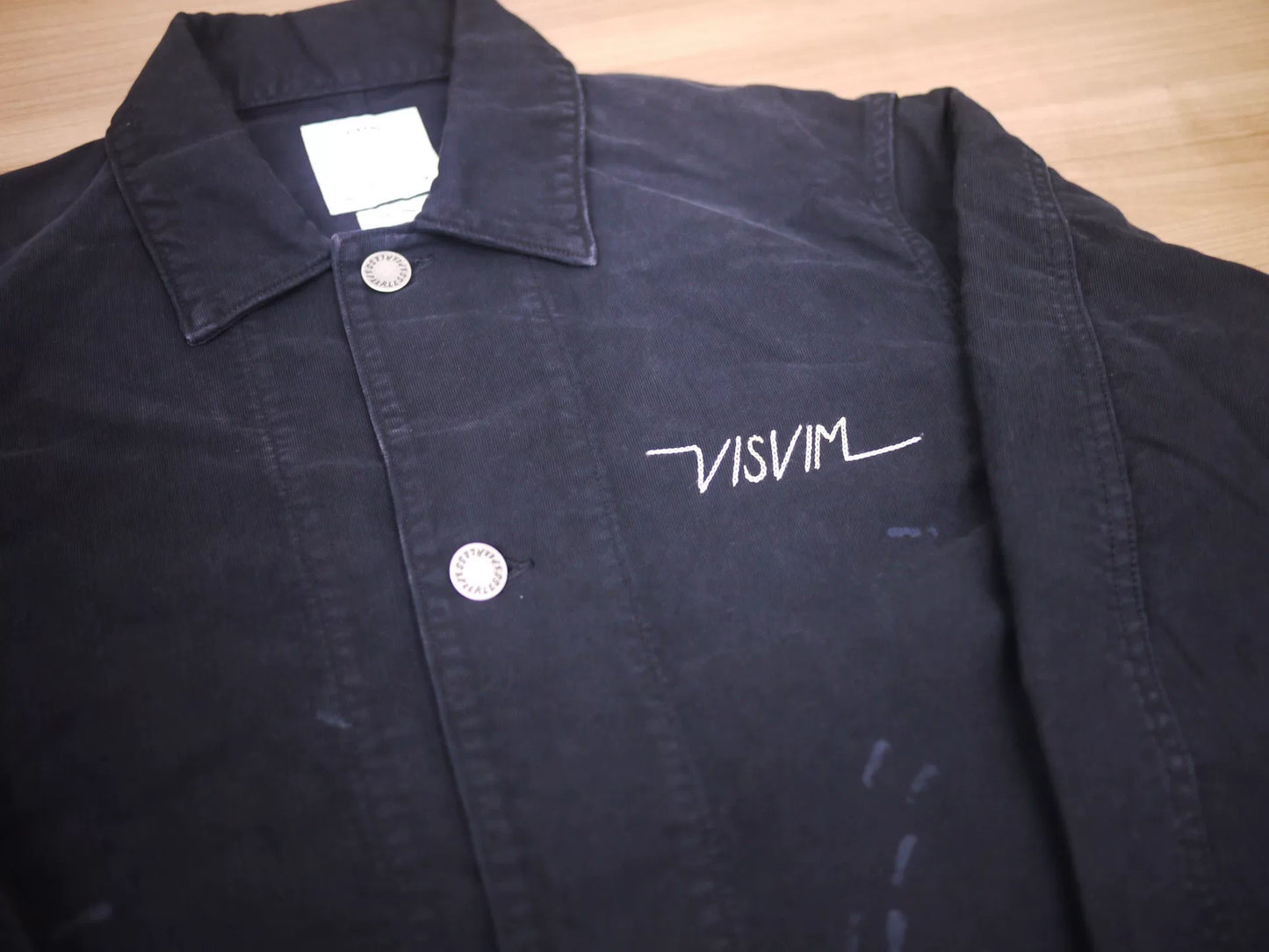 Visvim Black Coverall Jacket