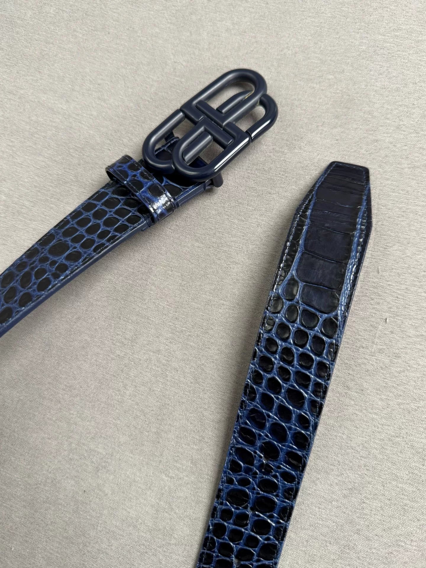 Balenciaga Crocodile Pattern Belt Second Hand