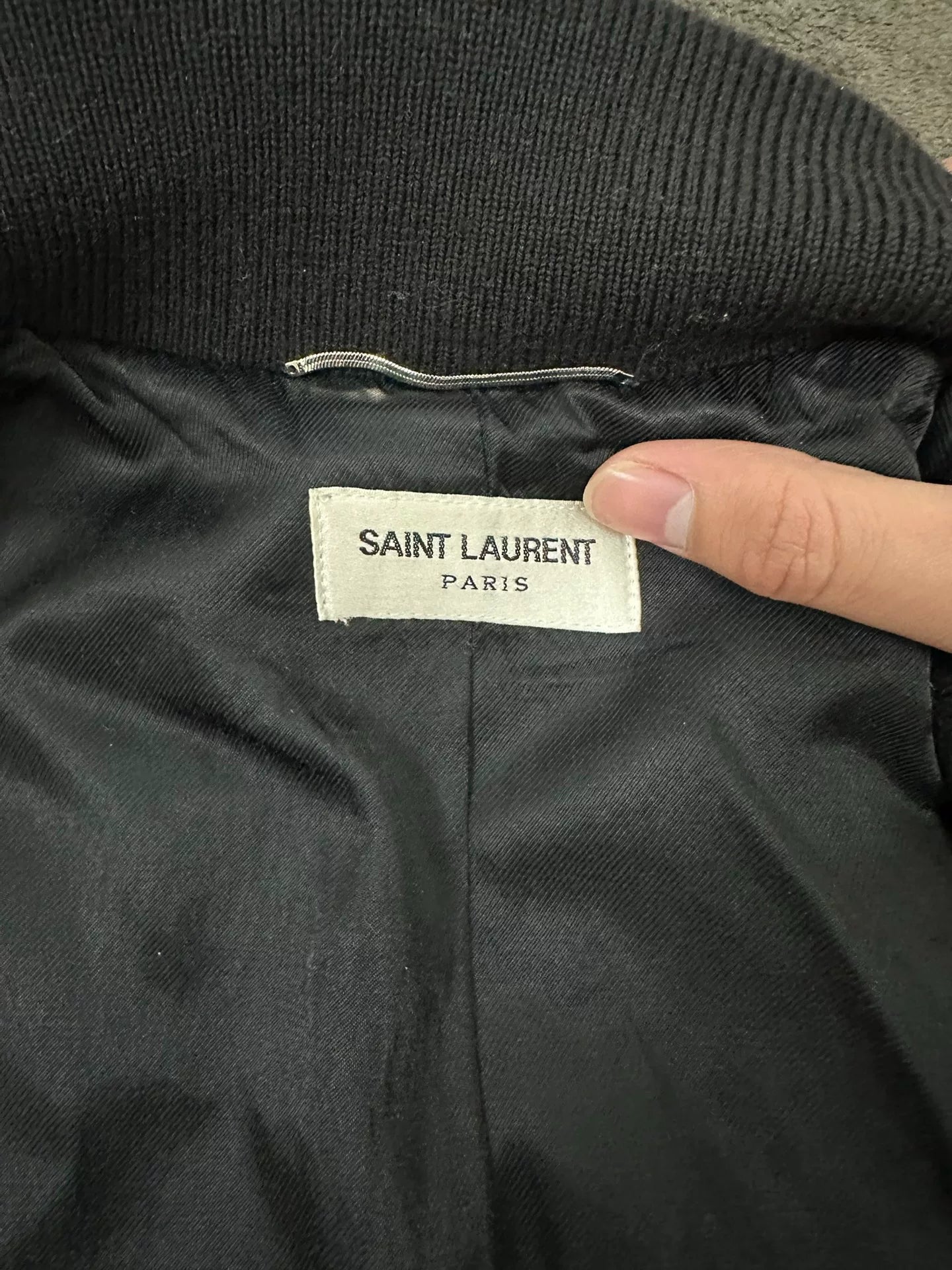 Saint Laurent Paris Baseball Jacket