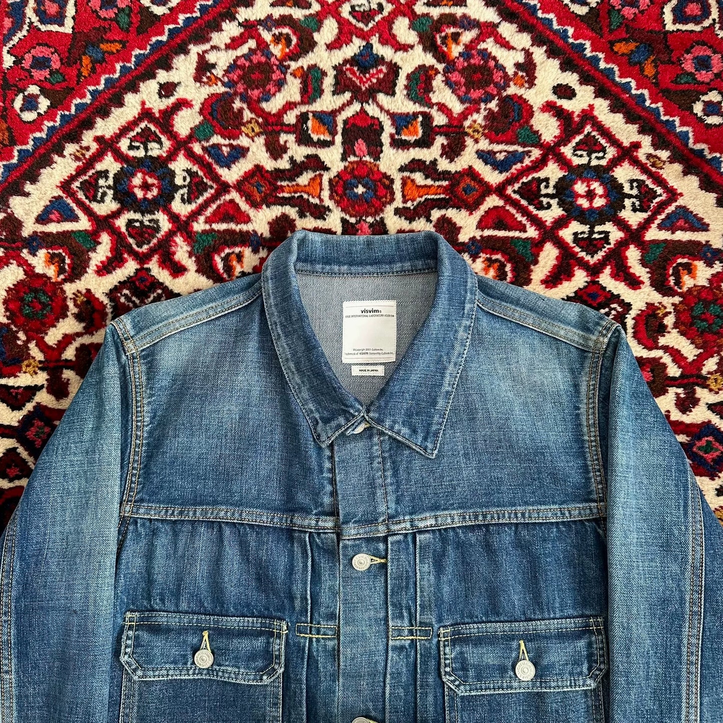 visvim denim jacket in perfect condition