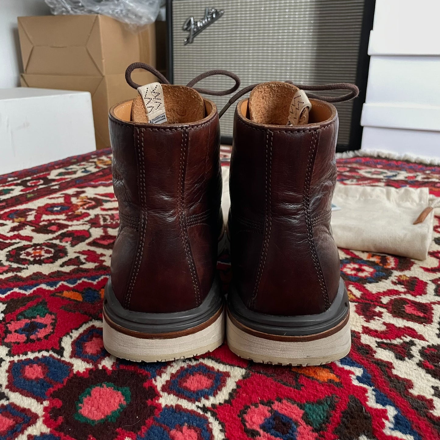 Visvim 19aw Virgil Boots DK Brown