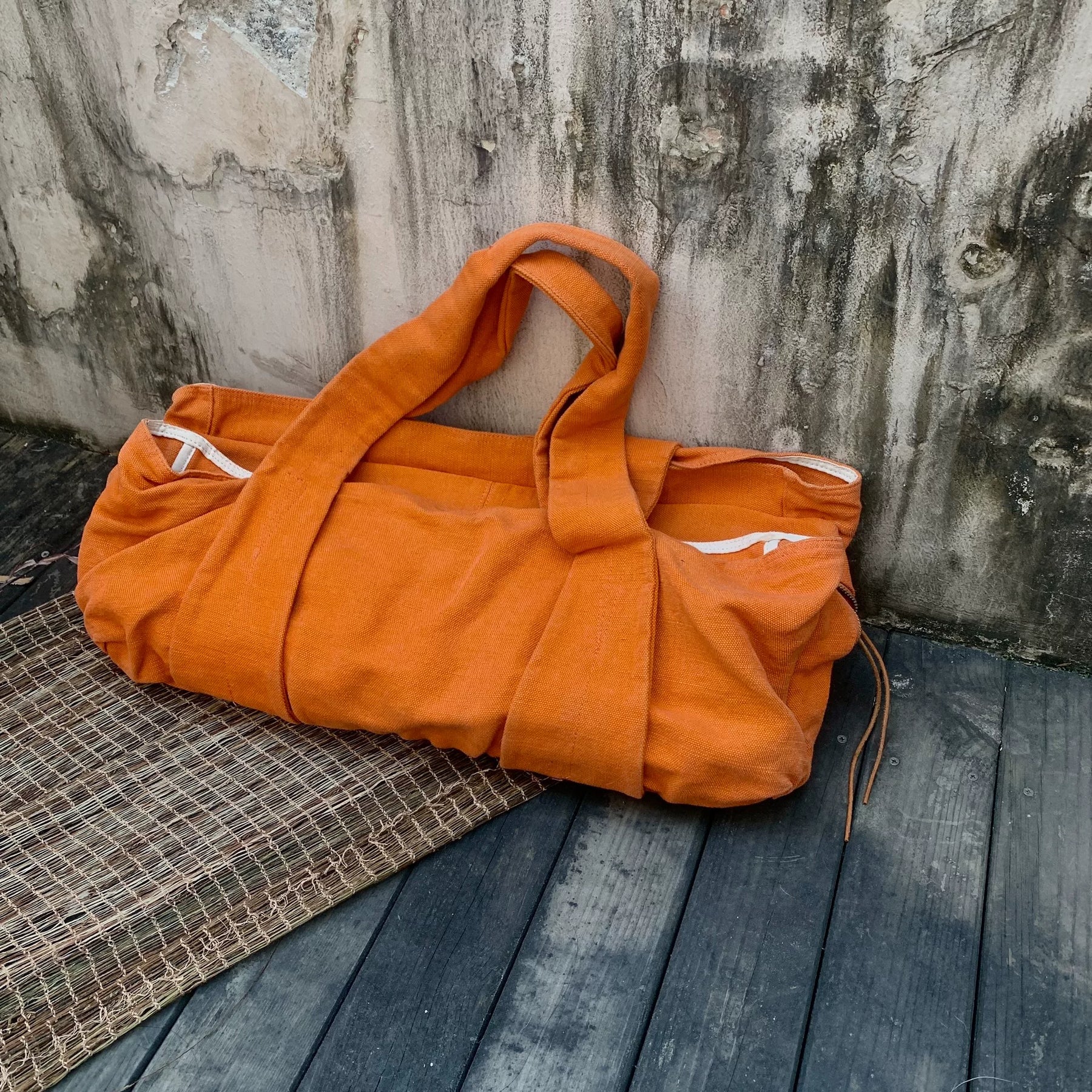 Yohji Yamamoto Y's 08s Orange Oversized Tote