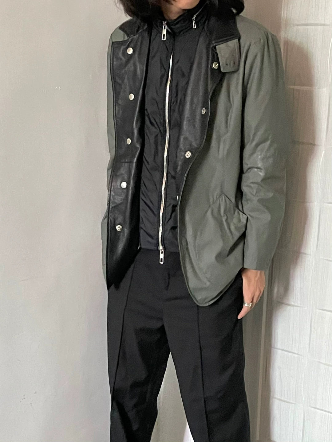 Giorgio Armani Reversible Leather Jacket F/W12