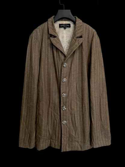 antique wool print coat by Geoffrey B SMALL
