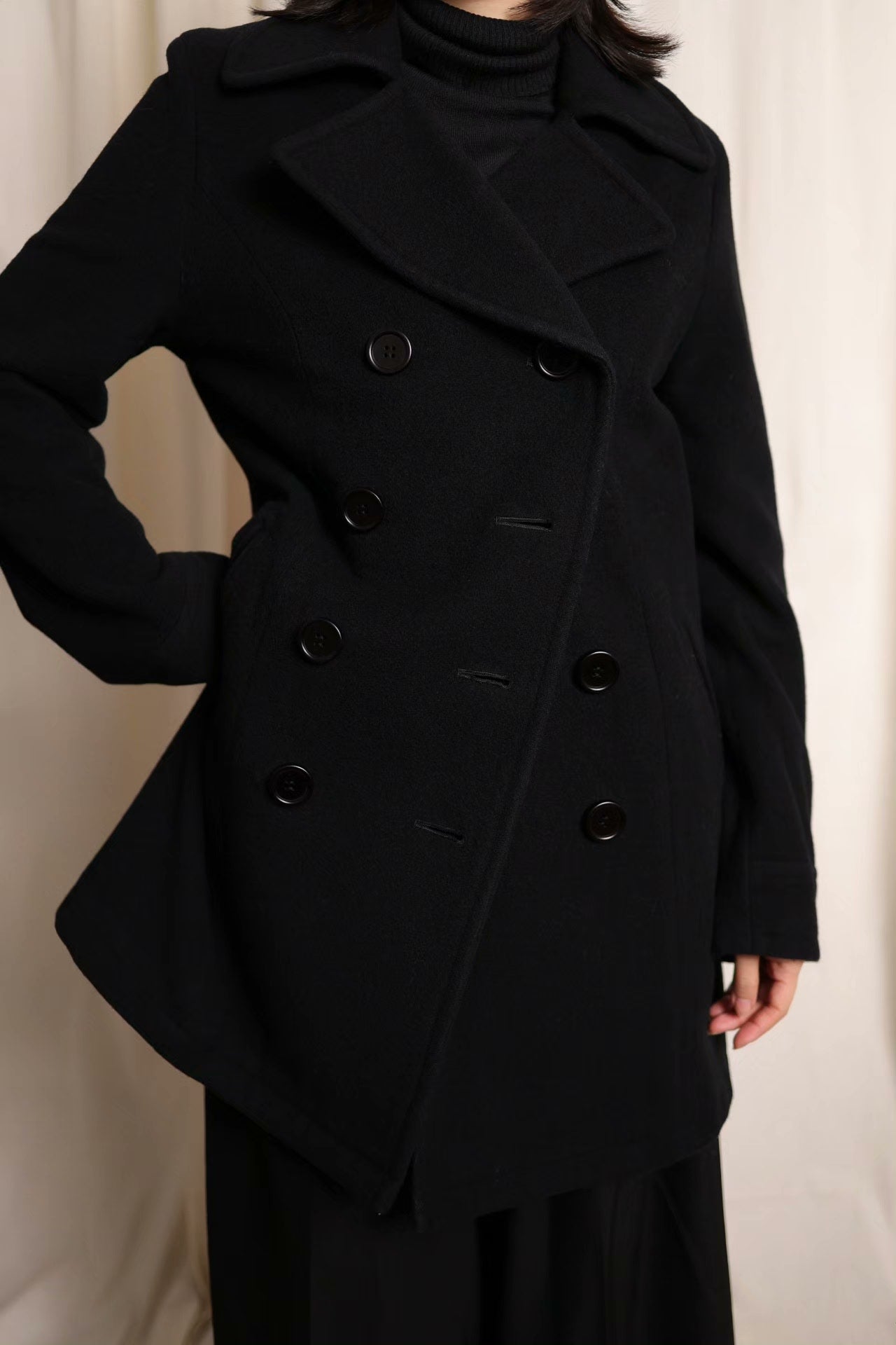 Workshop by Yohji 1980s Double-Breasted Coat