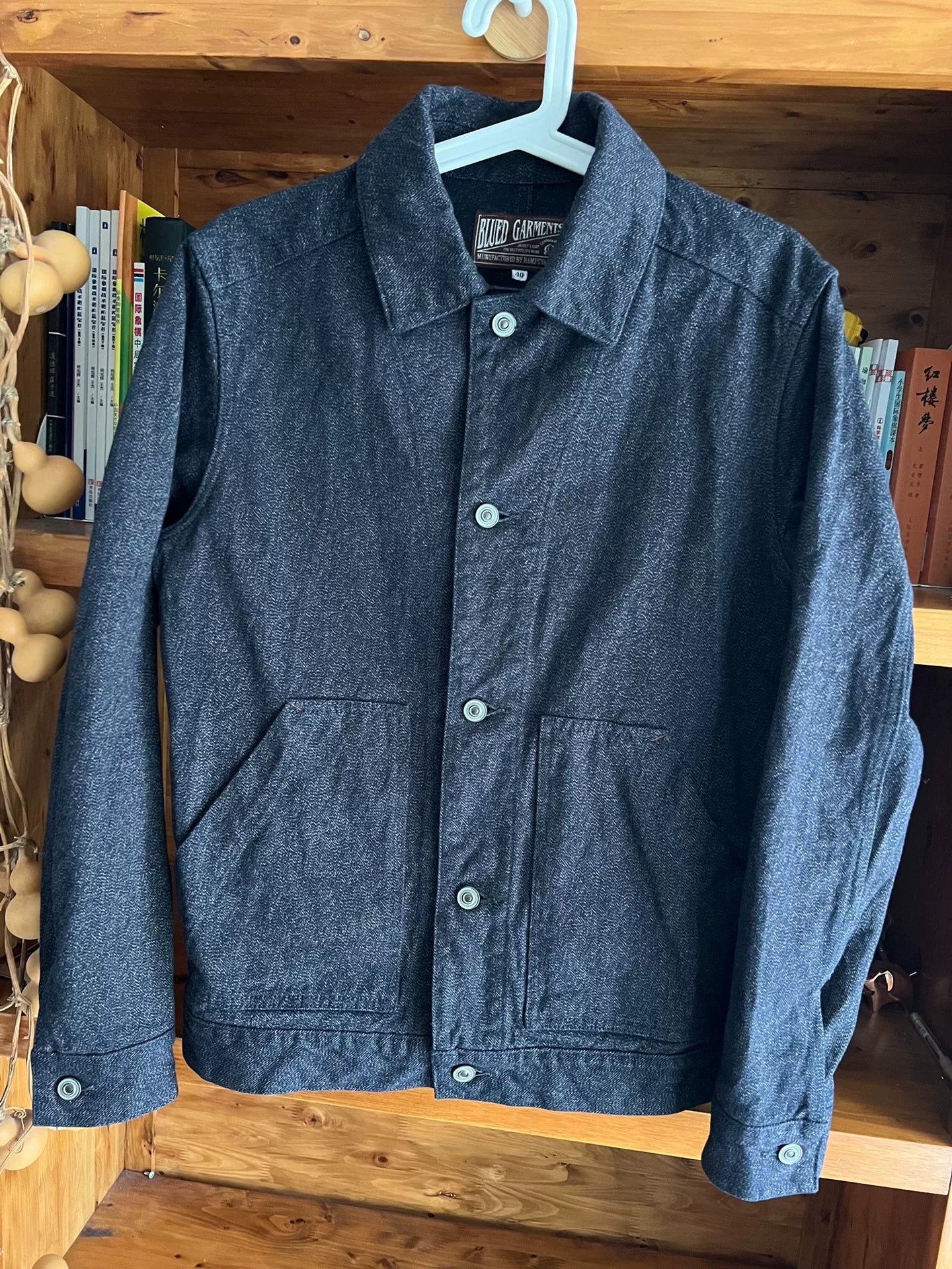 momotaro blue denim jacket for men