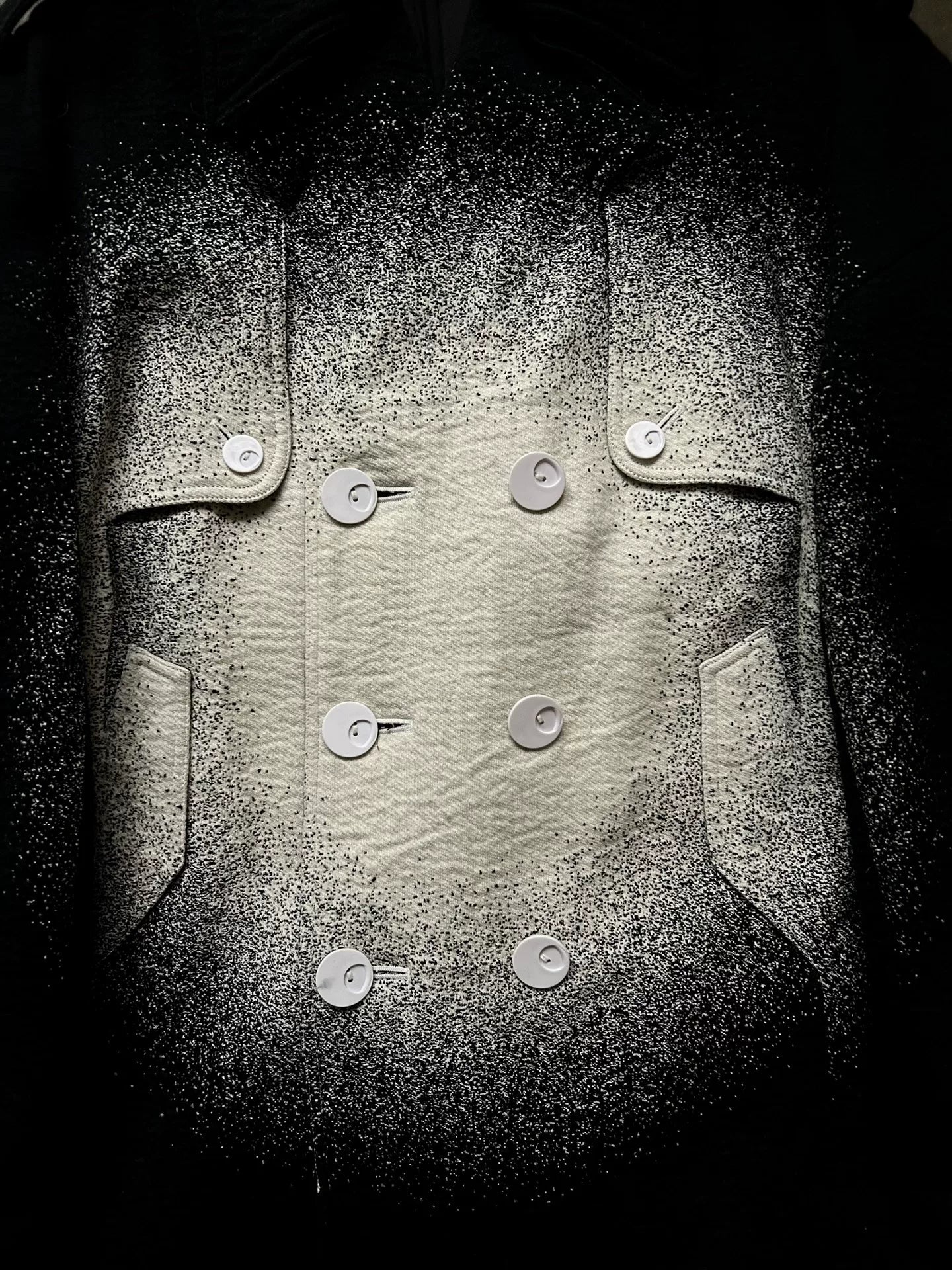 Anrealage Dimensional Coat with Gradient Design