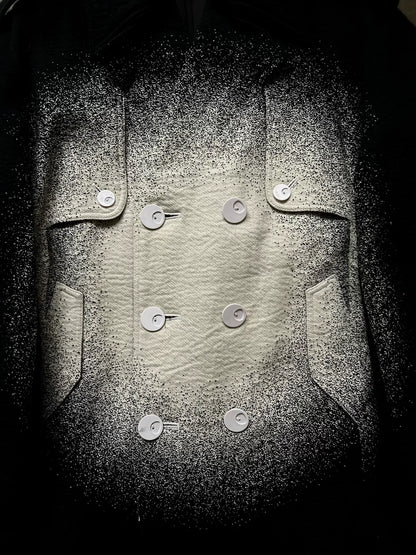 Anrealage Dimensional Coat with Gradient Design