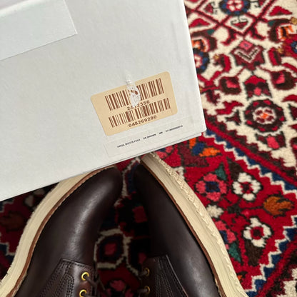 visvim virgil boots in dark brown