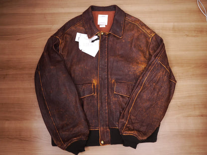 visvim elmenorf jacket burgundy leather