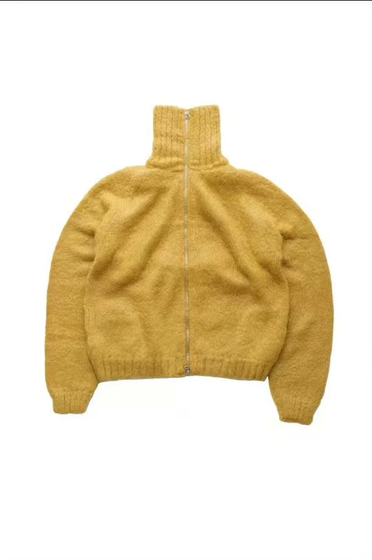 Old Joe Mohair Zip-Up Sweatshirt