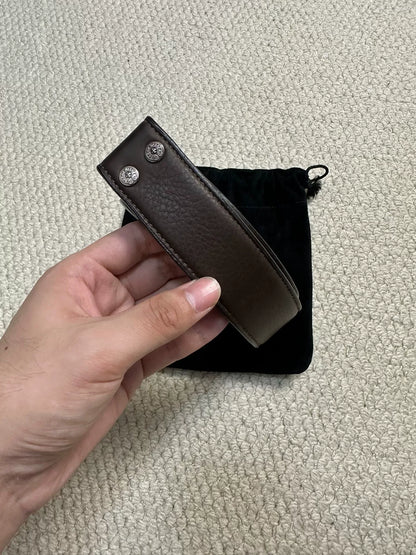 Chrome Hearts  Brown Leather Belt
