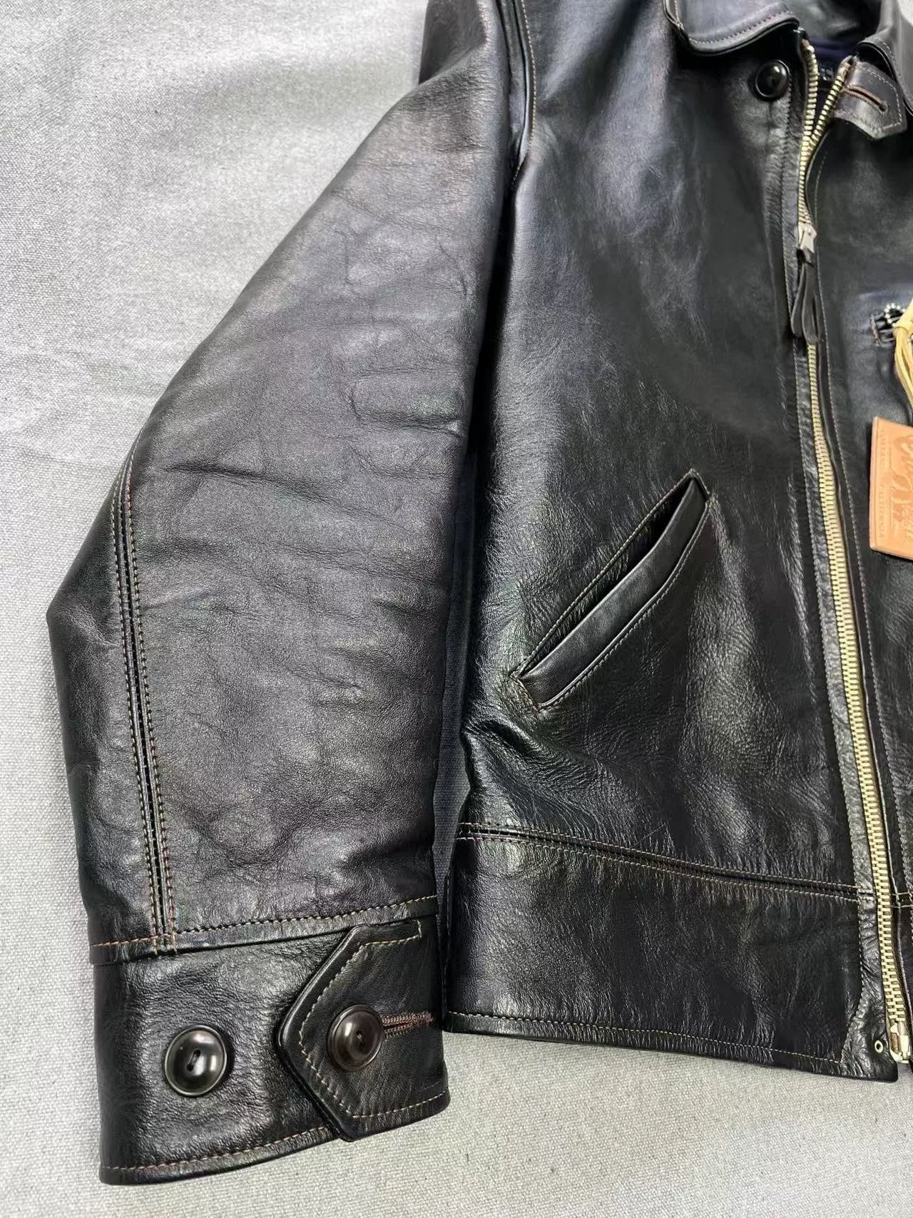 vintage California Bear Leather Jacket
