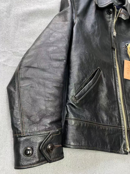 vintage California Bear Leather Jacket