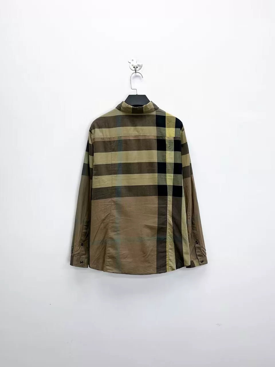 burberry classic check long sleeve shirt jacket