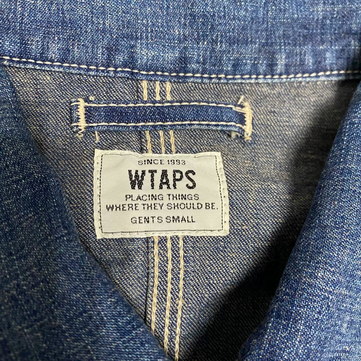 WTAPS 15AW RAILWAY Splatter Denim Jacket