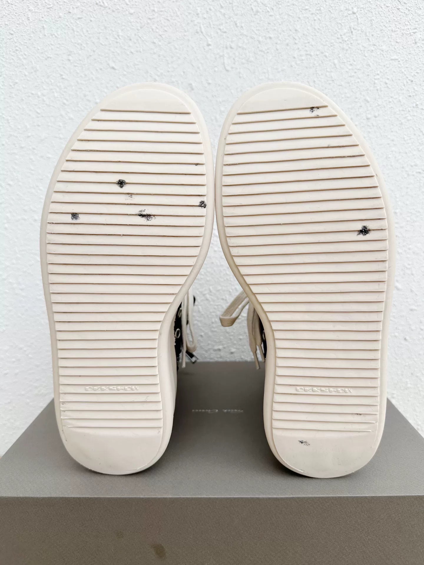 Rick Owens DRKSHDW Canvas Thick Sole Sneakers