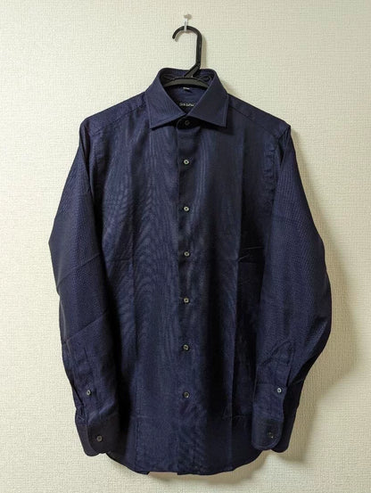 navy long sleeve shirt by stile latino