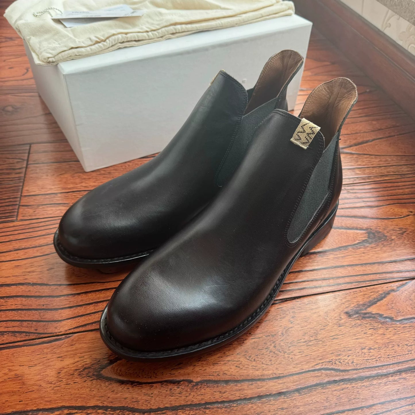 Visvim 24AW Gornergrat Mid-Folk Chelsea Boots